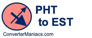 EST to PHT Converter .
